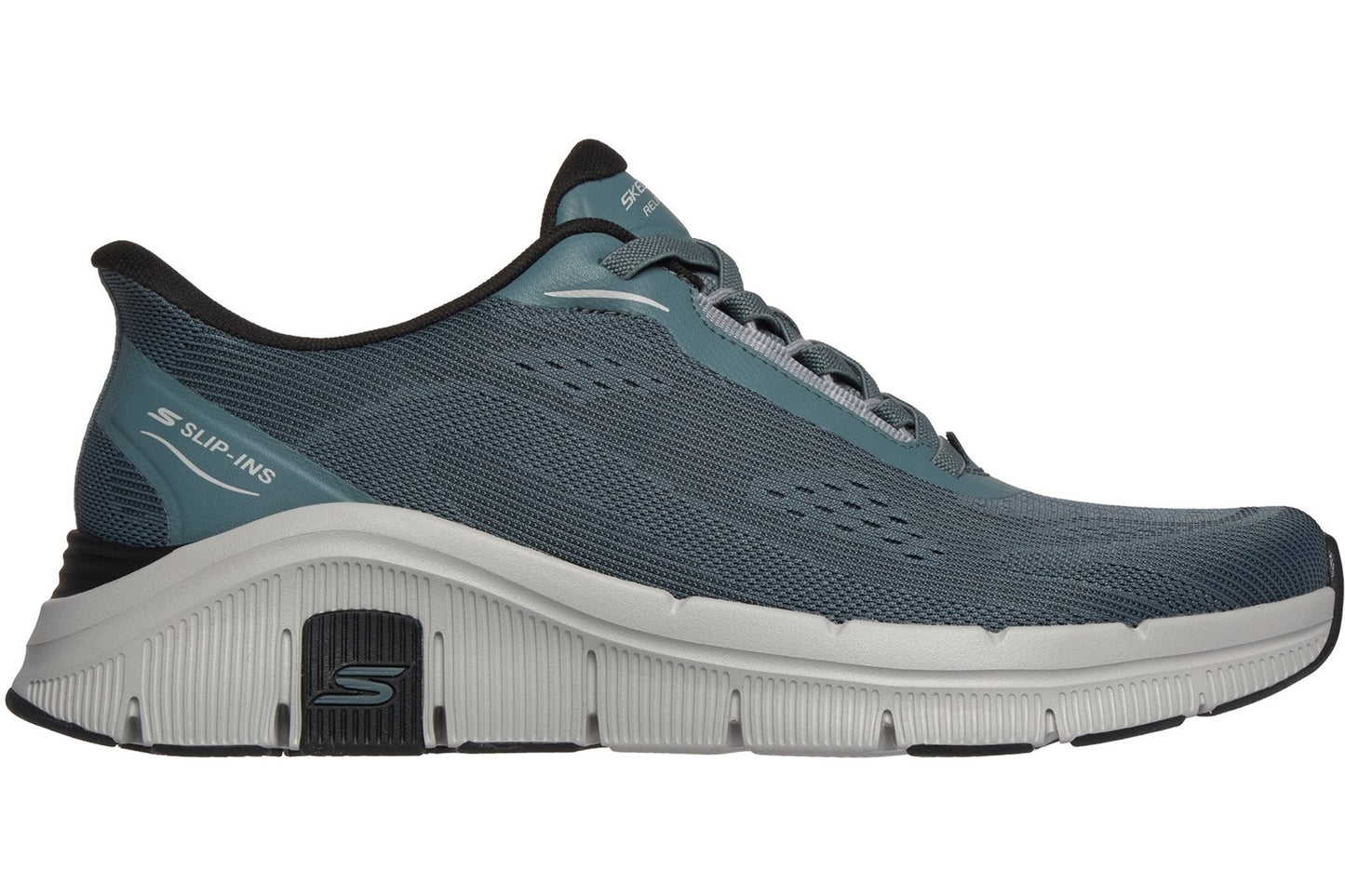 Skechers Slip-Ins Relaxed Fit Flex Zayder Slate Mens Trainers