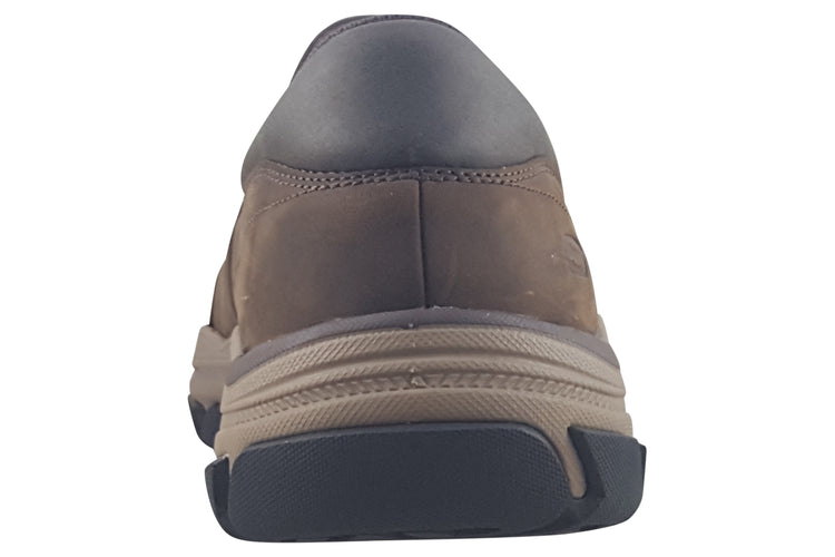 Skechers Respected 204480 Brown Mens Shoes