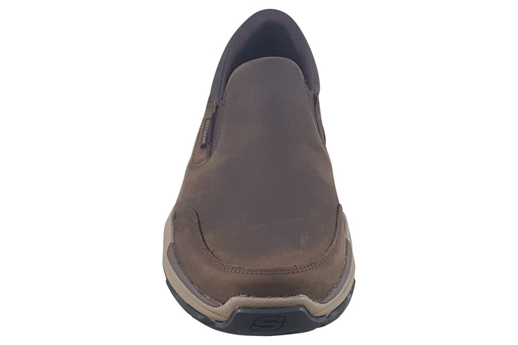 Skechers Respected 204480 Brown Mens Shoes