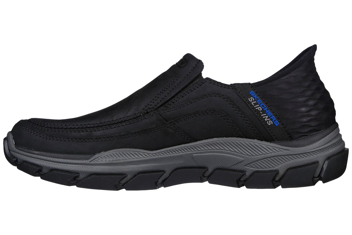 Skechers Respected Elgin Black Mens Trainers