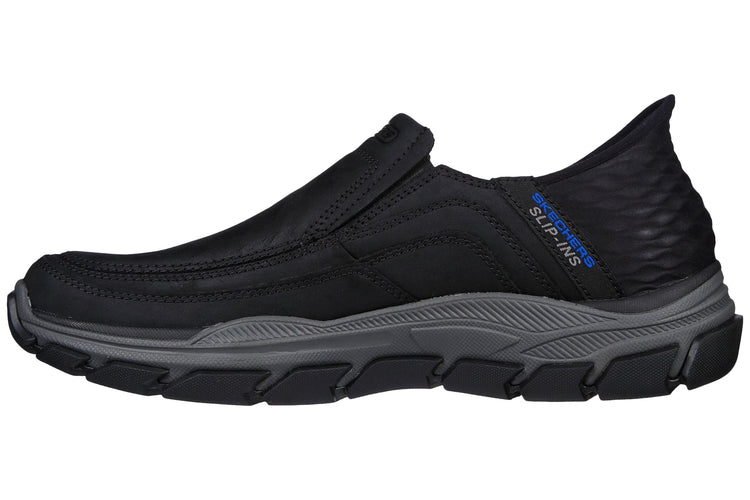 Skechers Respected Elgin Black Mens Trainers