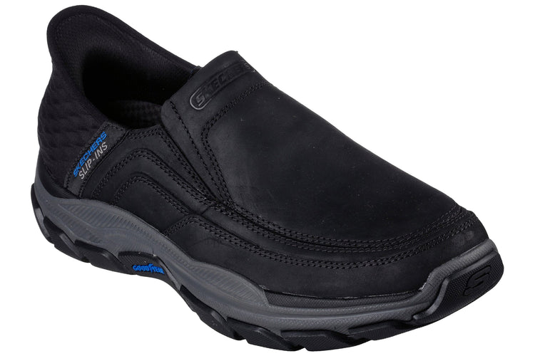 Skechers Respected Elgin Black Mens Trainers