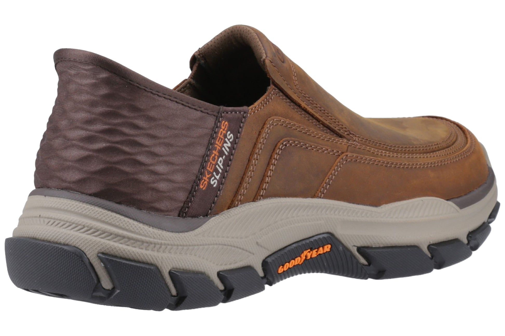 skechers-respected-elgin-dark-brown-mens-classic-slip-on-shoes-back