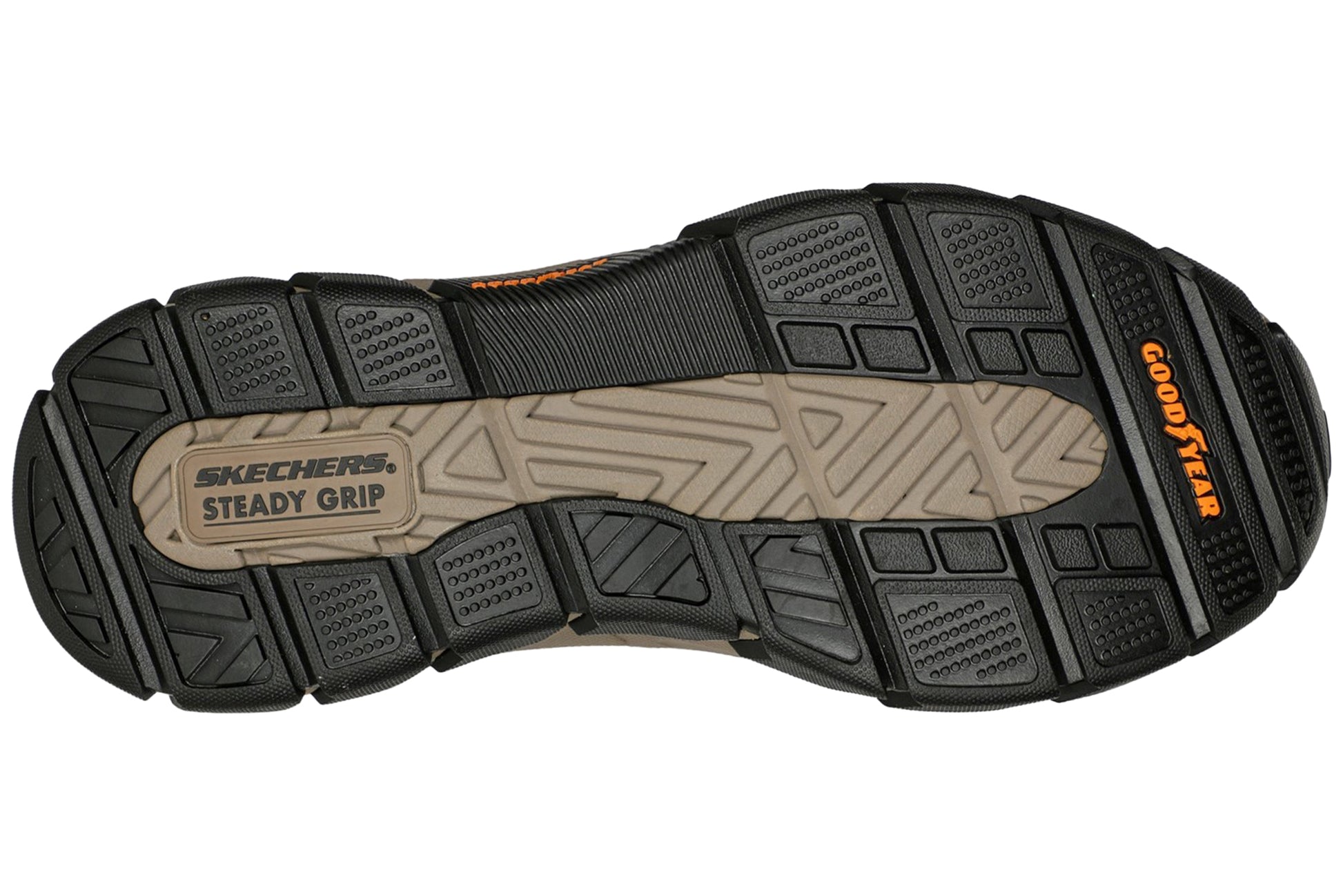 skechers-respected-elgin-dark-brown-mens-classic-slip-on-shoes-sole