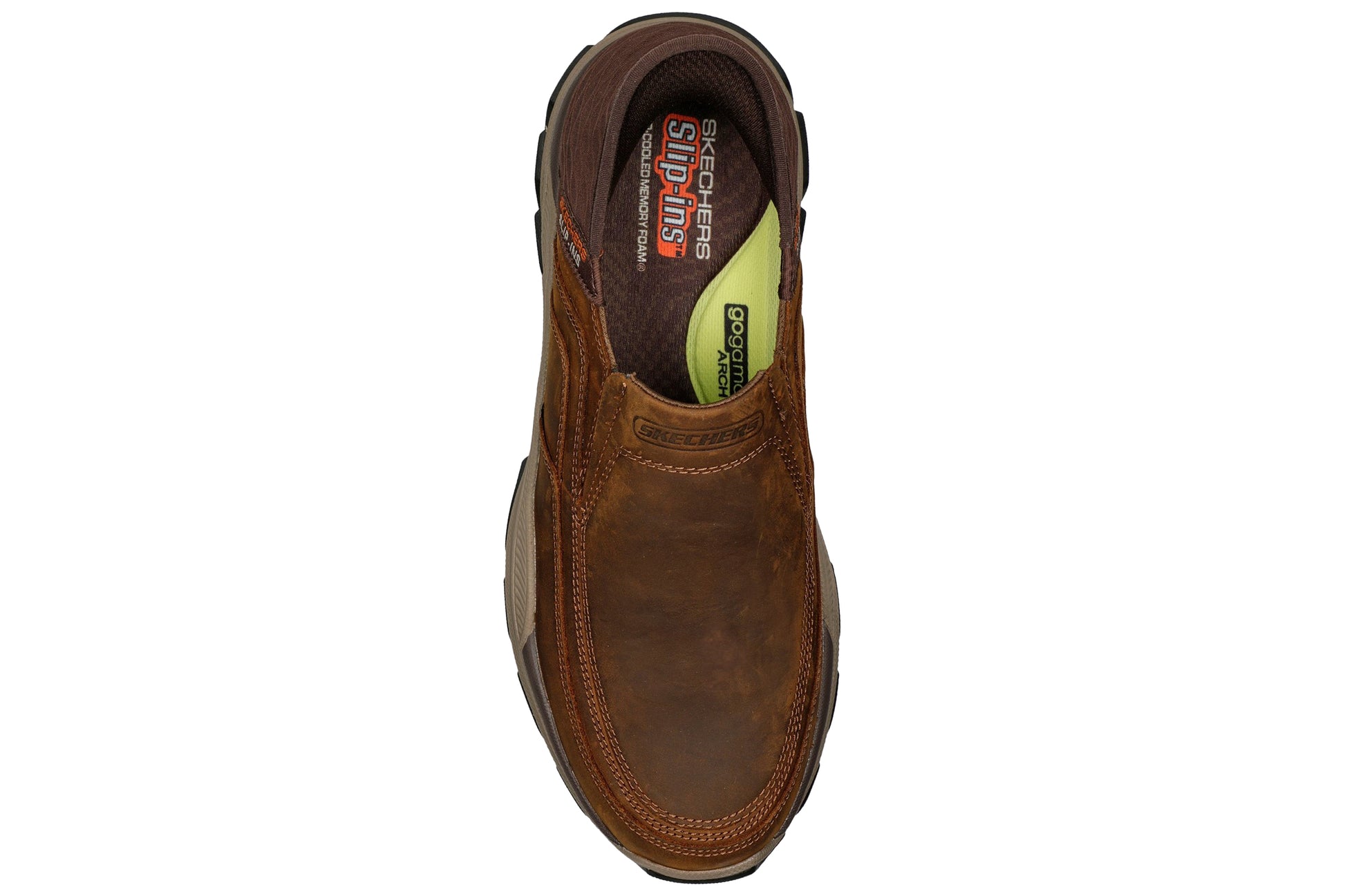 skechers-respected-elgin-dark-brown-mens-classic-slip-on-shoes-top