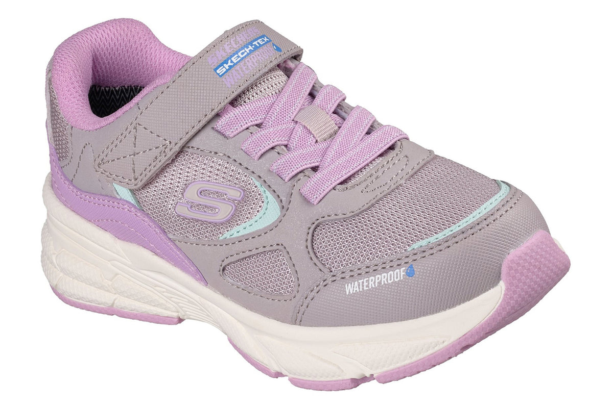 Skechers Retro-Graph Puddle Party Mauve Synthetic/Trim Girls Shoes
