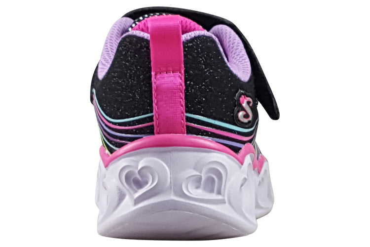 Skechers Retro Hearts 302689L Black/Multi Girls Sports