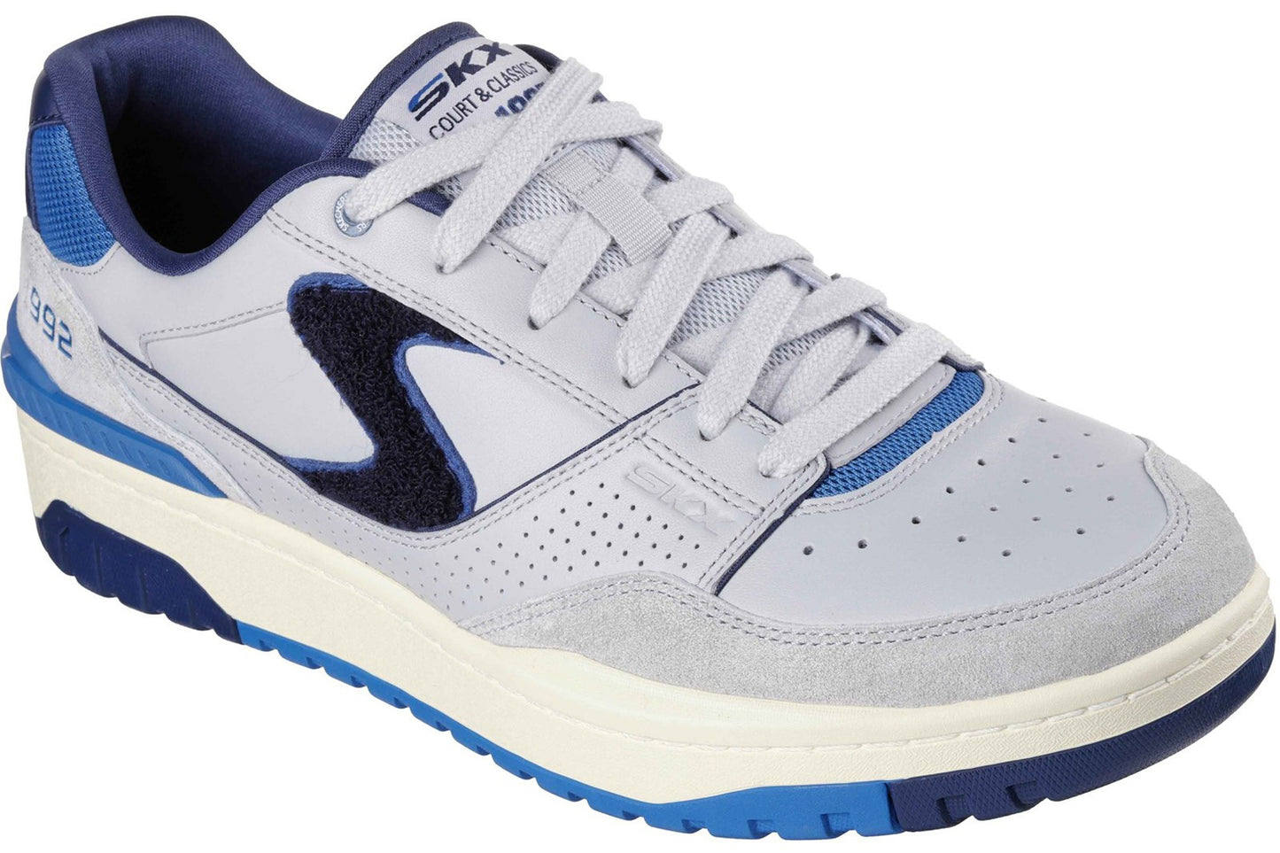 Skechers S-1992 Grey/Blue Mens Shoes