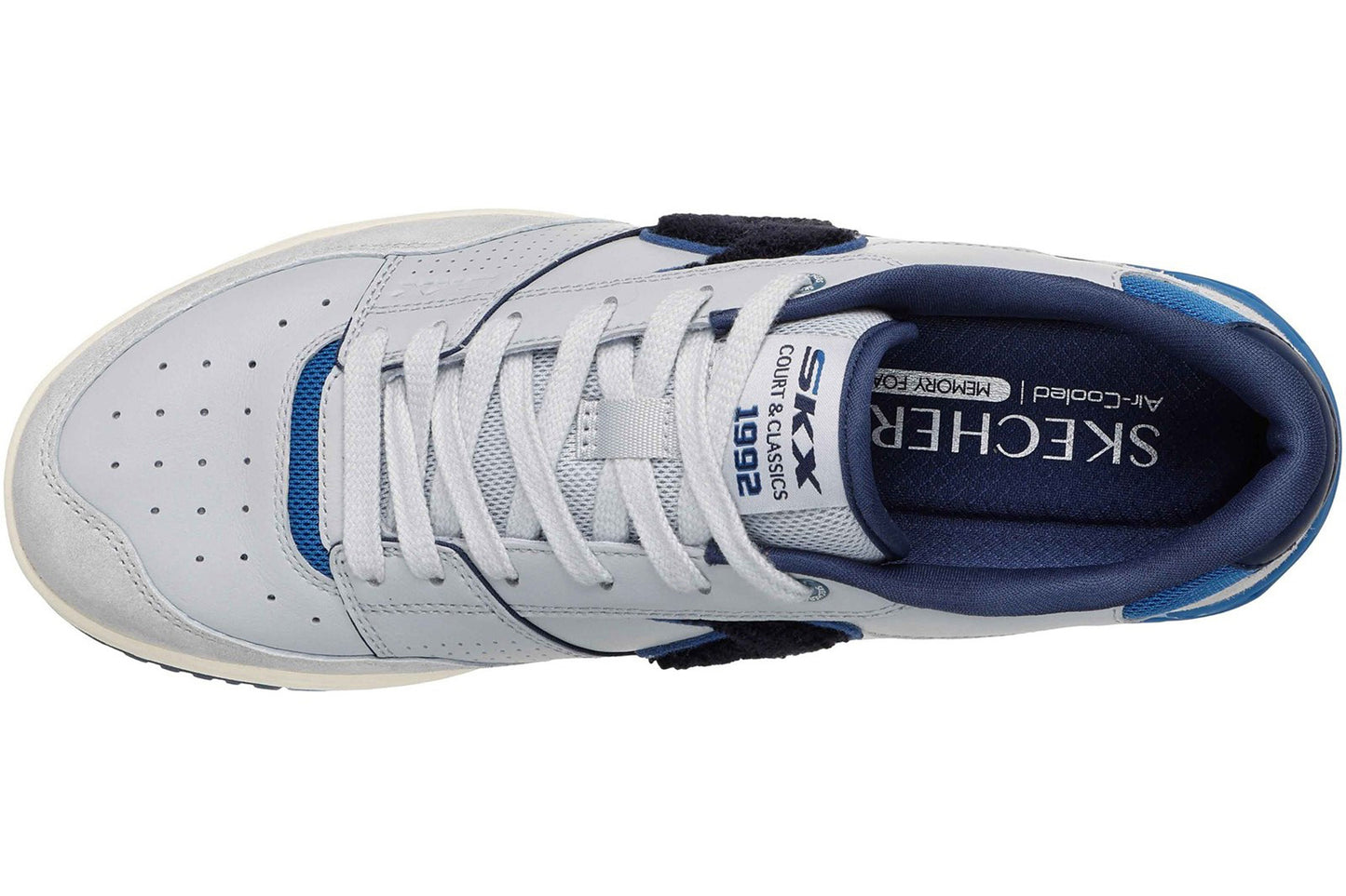Skechers S-1992 Grey/Blue Mens Shoes
