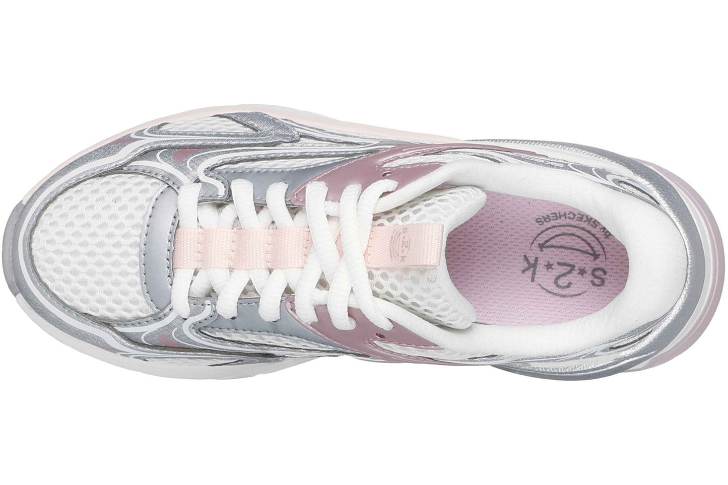 Skechers S2K 303697L Off White Girls Sports