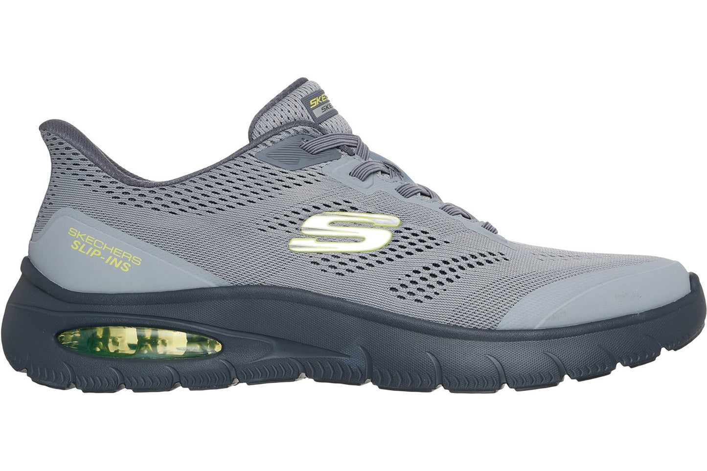Skechers Slip-Ins SK233033 Summits Charcoal/Lime Mens Trainers