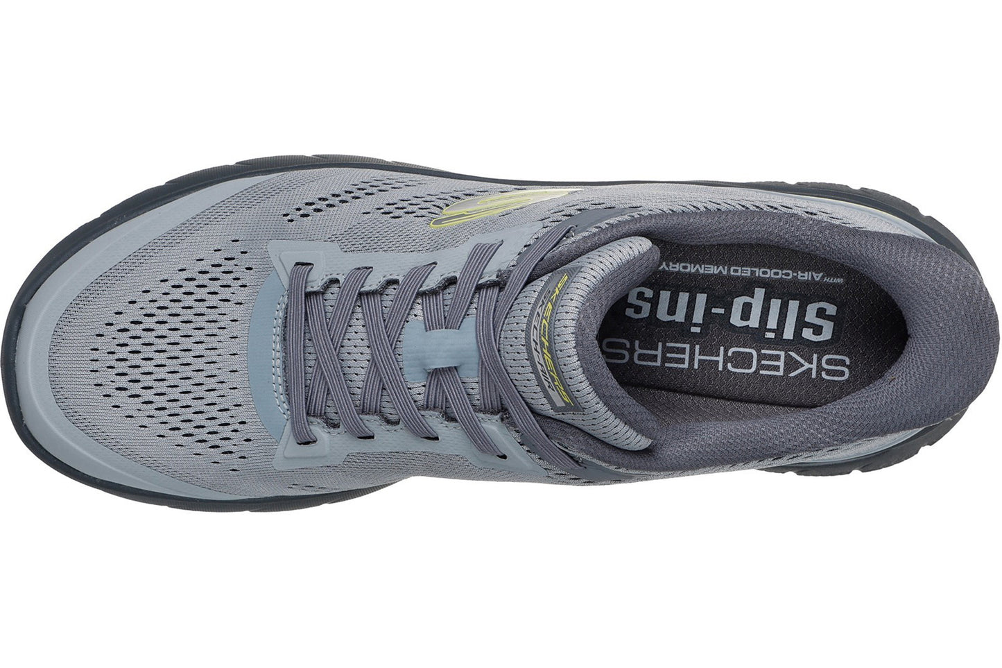 Skechers Slip-Ins SK233033 Summits Charcoal/Lime Mens Trainers