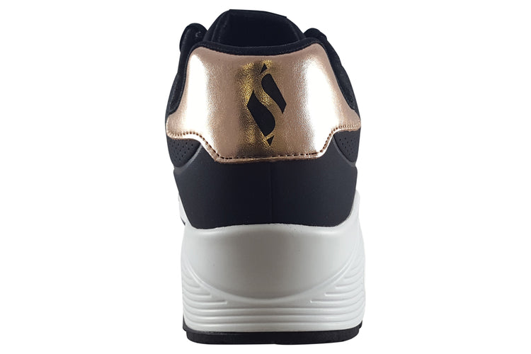 Skechers Shimmer Away Uno G 310545L Black Girls Sports