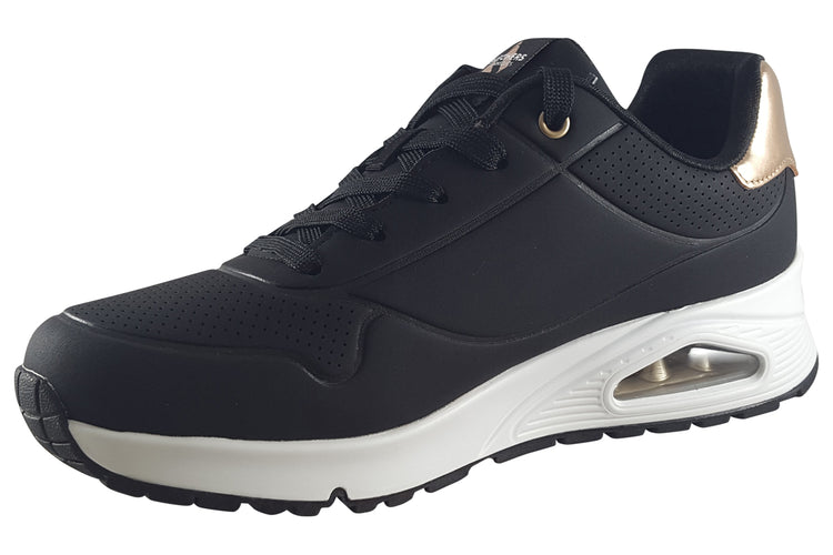 Skechers Shimmer Away Uno G 310545L Black Girls Sports