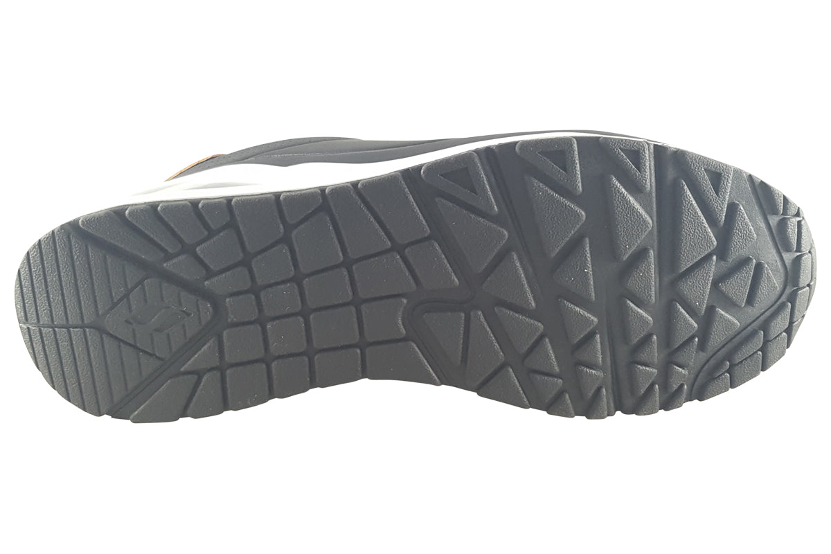 skechers shimmer away uno g 310545l black trainers sole