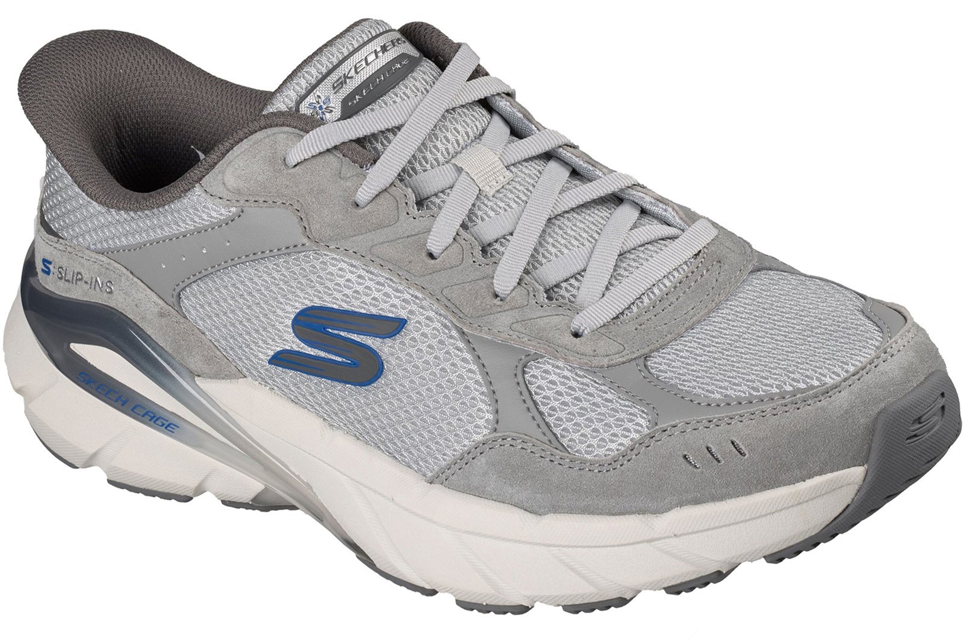 skechers-skech-cage-lexon-gray-suede-mesh-blue-trim