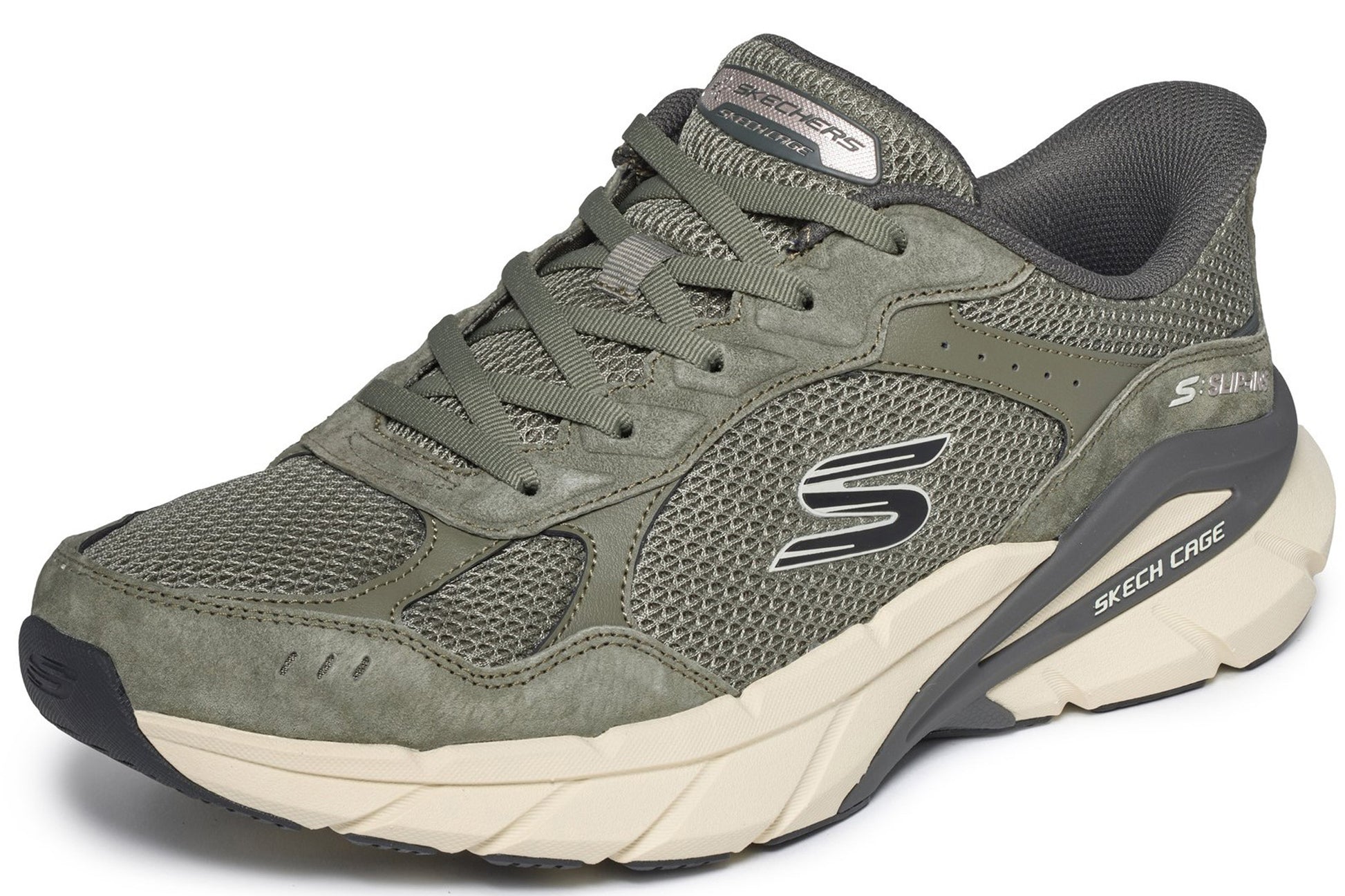 skechers-skech-cage-lexon-olive-suede-mesh_4