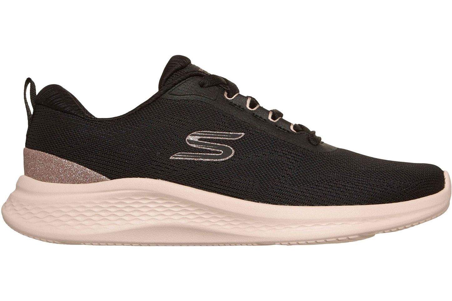 Skechers Skech-Lite Pro 2.0 Black/Rose Gold Womens Fashion Trainers