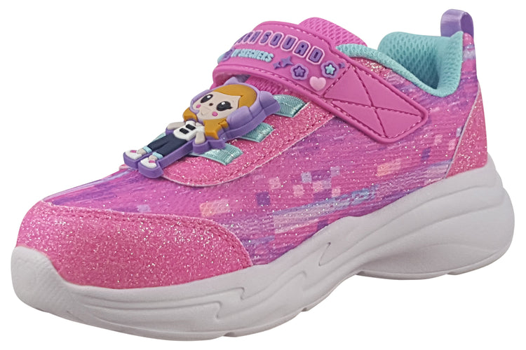 Skechers Skech Squad 302214N Pink/Multi Girls Sports