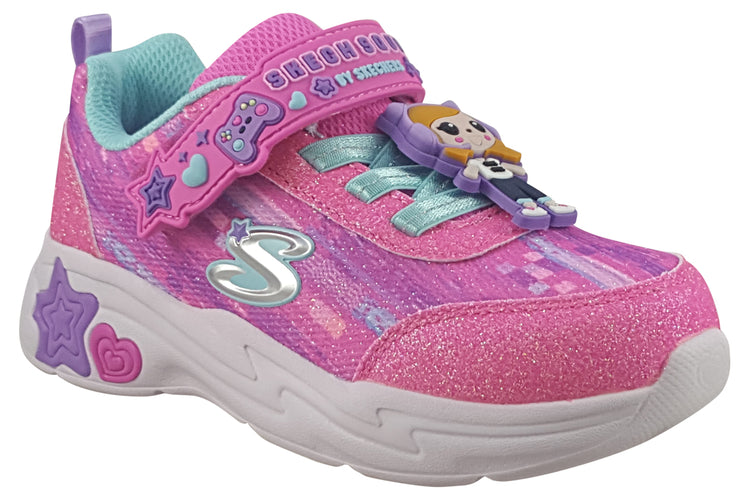 Skechers Skech Squad 302214N Pink/Multi Girls Sports