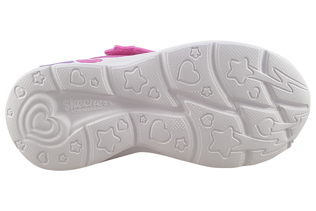 skechers-skech-squad-pink-multi-trainers-sole