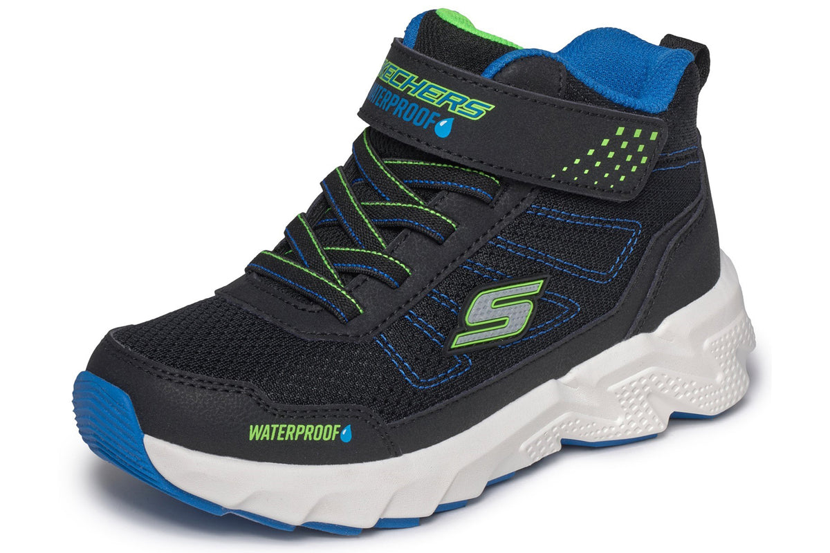 Skechers Elite Sport Tread Aquavek Black/Blue & Lime Trim Boys Sports