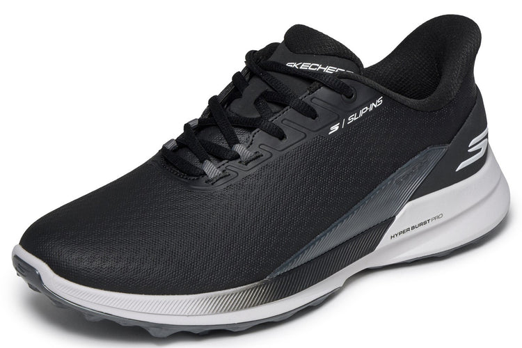 Skechers Slip-Ins Pure Black Mens Trainers