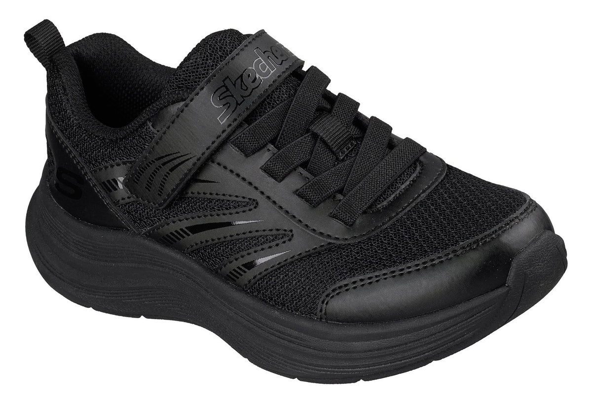 Skechers Streamline Black Synthetic/Trim Girls Sports