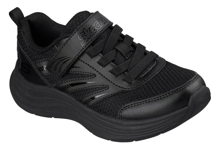Skechers Streamline Black Synthetic/Trim Girls Sports
