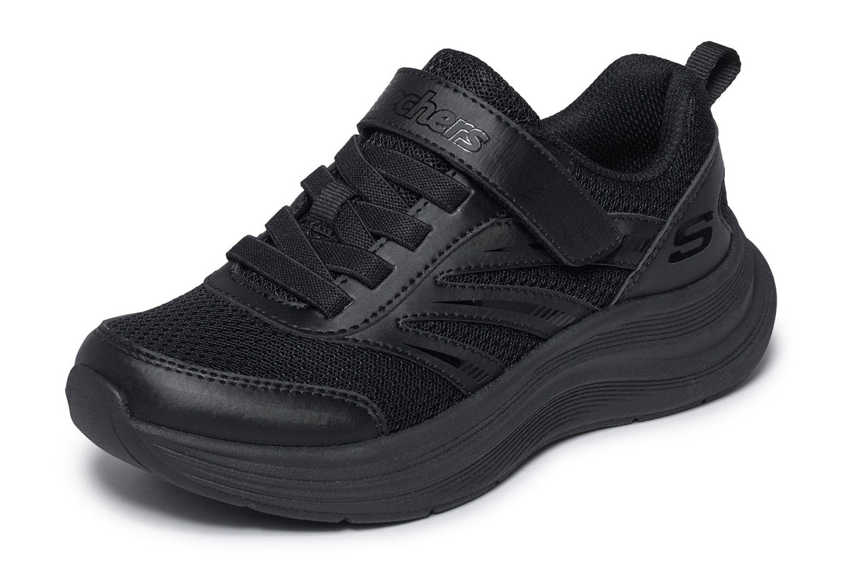Skechers Streamline Black Synthetic/Trim Girls Sports