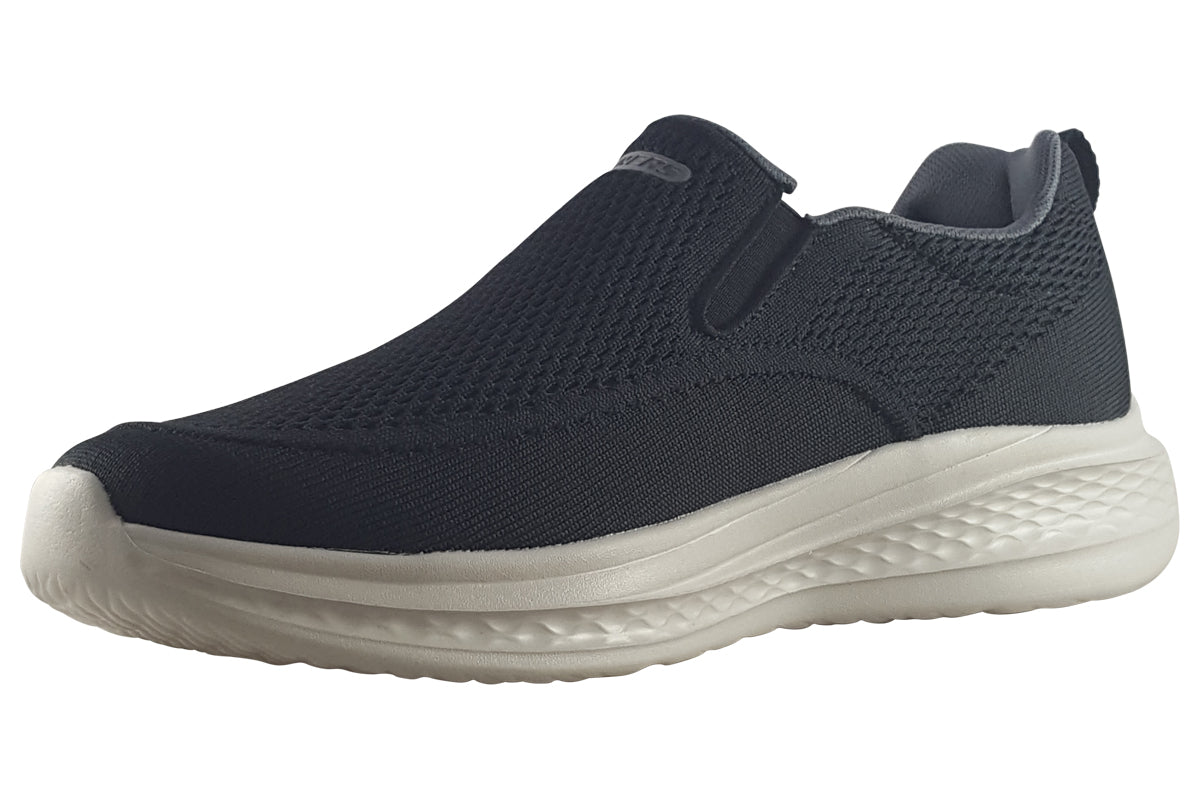 skechers-slade-black-trainers-left