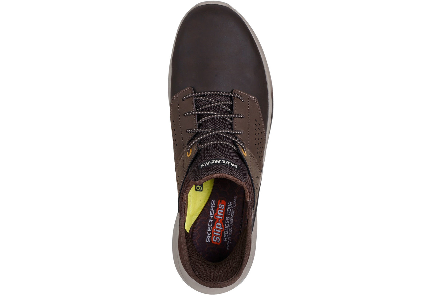 Skechers Slip-Ins Slade Macklin Chocolate Mens Trainers