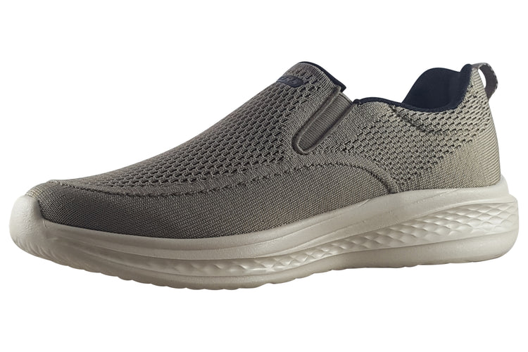 Skechers Slip-Ins Slade Deacon 210887 Taupe Mens Trainers