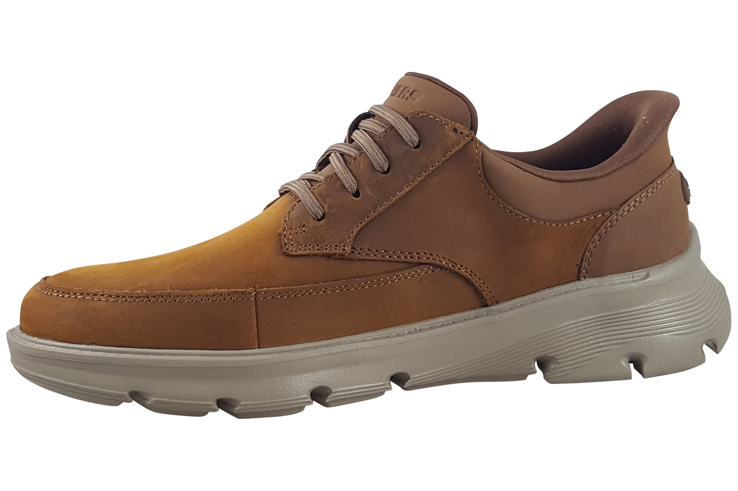 skechers slip ins arch rowan men shoes tan left