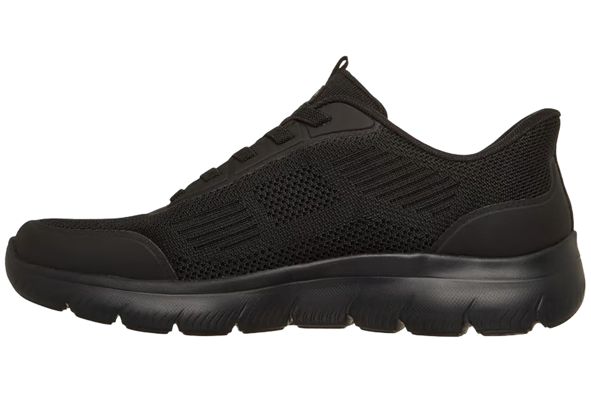 skechers-slip-ins-leyter-233047-mens-trainers-black-left