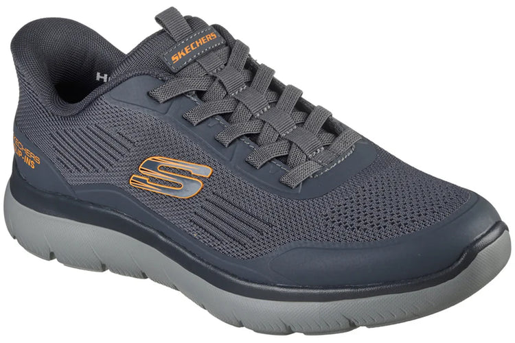 Skechers Slip-Ins Leyter 233047 Charcoal Mens Trainers