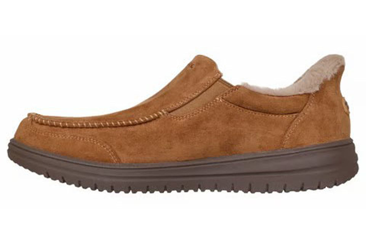 skechers-slip-ins-murette-205606-mens-shoes-chestnut-left-flat