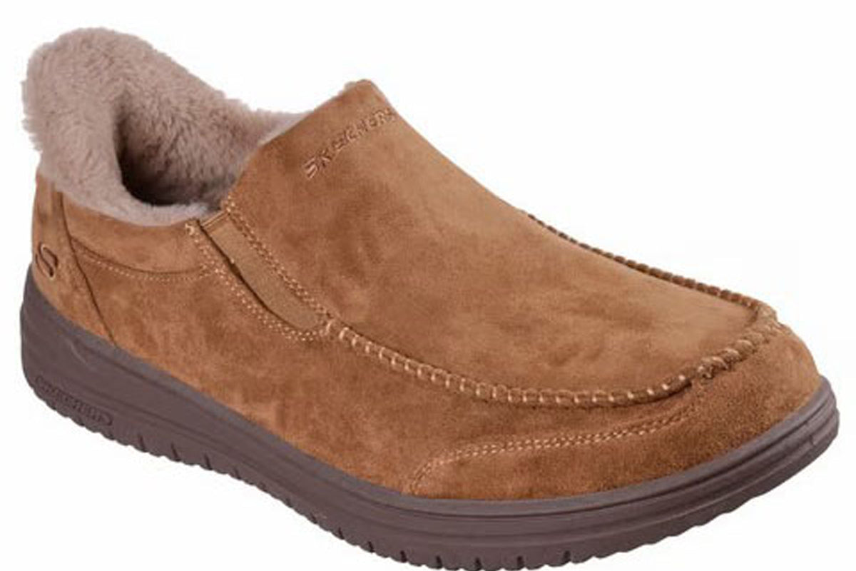 Skechers Slip-Ins Murette 205606 Chestnut Mens Slippers