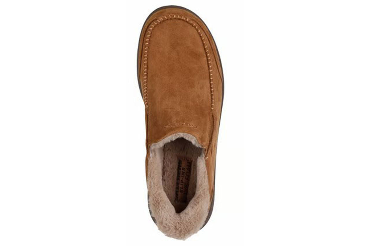 Skechers Slip-Ins Murette 205606 Chestnut Mens Slippers