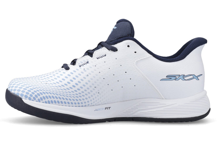 Skechers Slip-Ins Relaxed Fit Viper White/Navy/Light Blue Mens Trainers