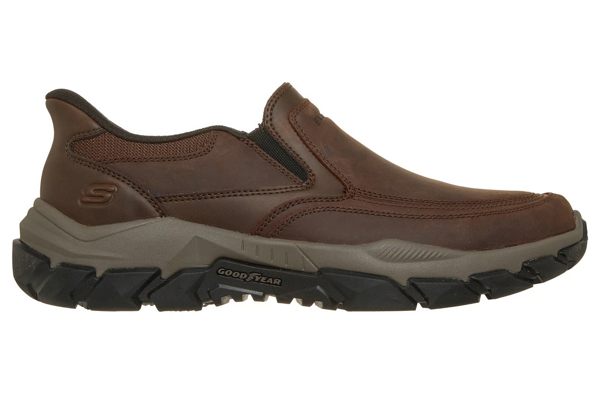 skechers-slip-ins-santaro-205680-mens-trainers-brown-right-flat