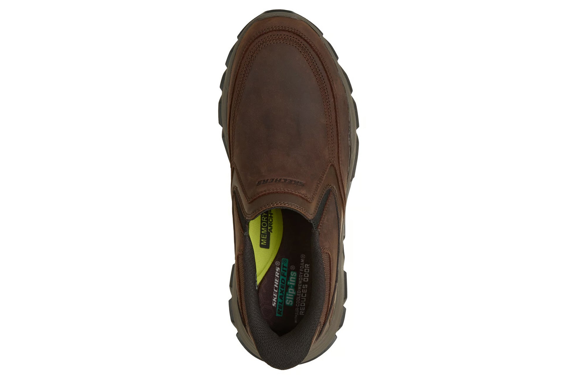 skechers-slip-ins-santaro-205680-mens-trainers-brown-top