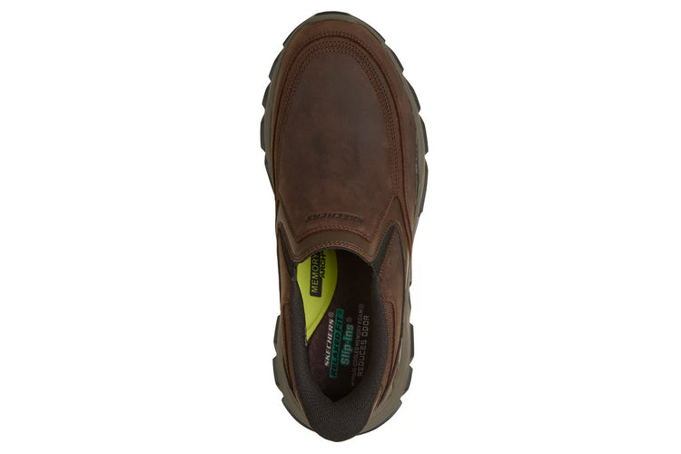 Skechers Slip-Ins Santoro 205680 Brown Mens Trainers