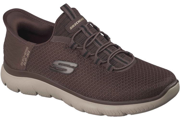 Skechers Slip-Ins Summits HighRange Chocolate Mens Trainers