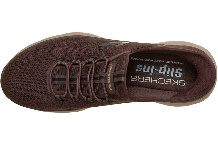 Skechers Slip-Ins Summits HighRange Chocolate Mens Trainers