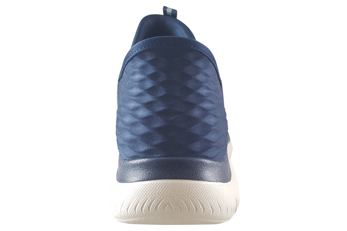 skechers slip ins summits navy trainers back