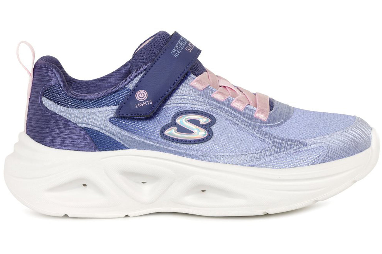 Skechers Sola Glow 2.0 303729L Navy/Pink Girls Sports