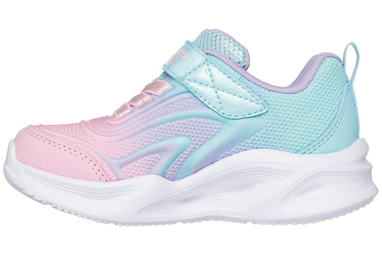 Skechers Sola Glow 303713N Girls Sports Aqua/Multi