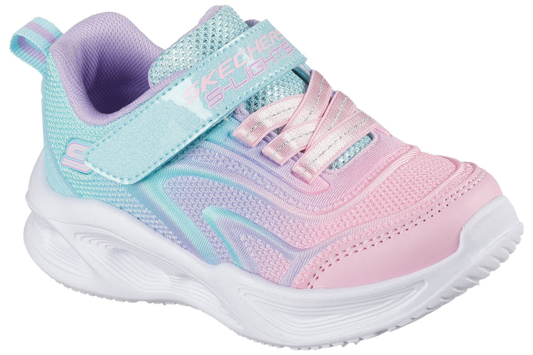 Skechers Sola Glow 303713N Girls Sports Aqua/Multi