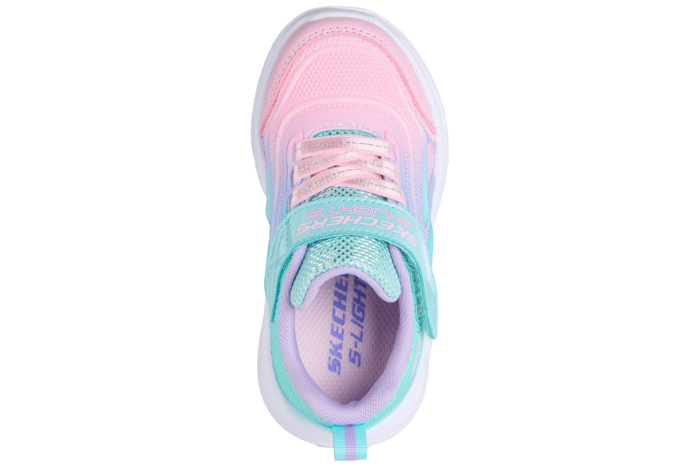 Skechers Sola Glow 303713N Girls Sports Aqua/Multi